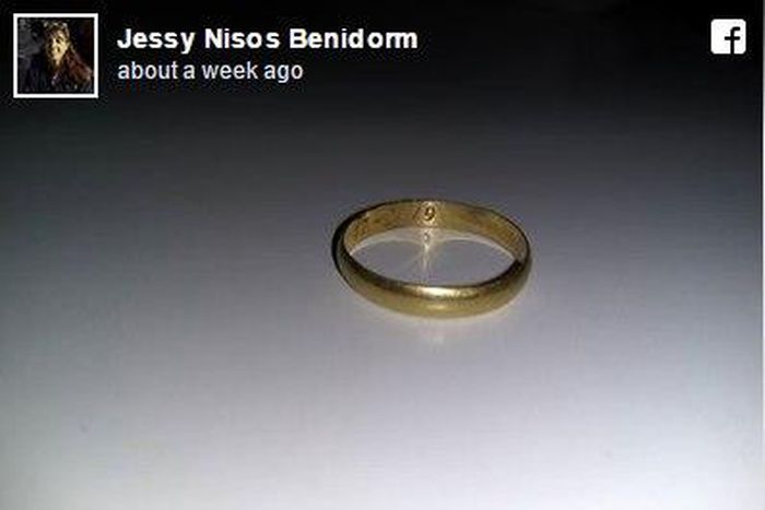 The post which helped locate the owner of the ring