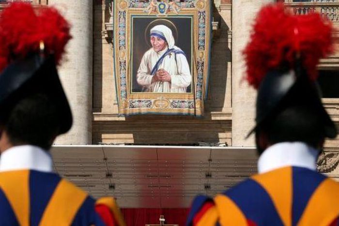 Mother Theresa is officially a saint