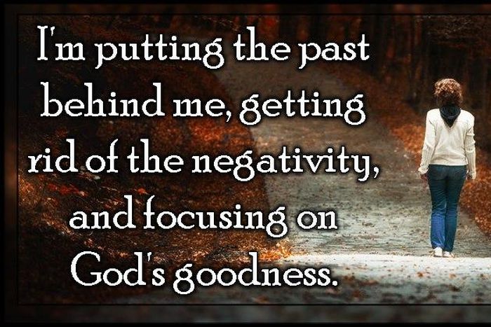 Keep the past in the past