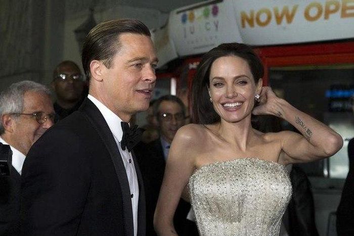 Angelina Jolie and Brad Pitt