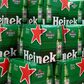 Packs of Heineken beer are displayed for sale at a Carrefour hypermarket in Nice, France, April 6, 2016.