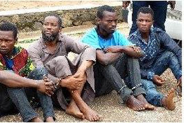 Murderers of Oyo State law maker on parade.