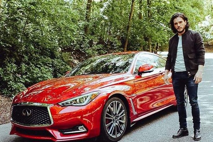 Kit Harrington and the Infiniti Q60