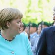 German Chancellor Angela Merkel (L) and British Prime Minister Theresa May meet in Berlin on July 20, 2016 