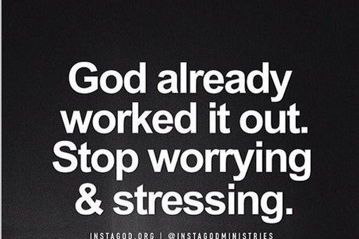Turn your worries into prayers