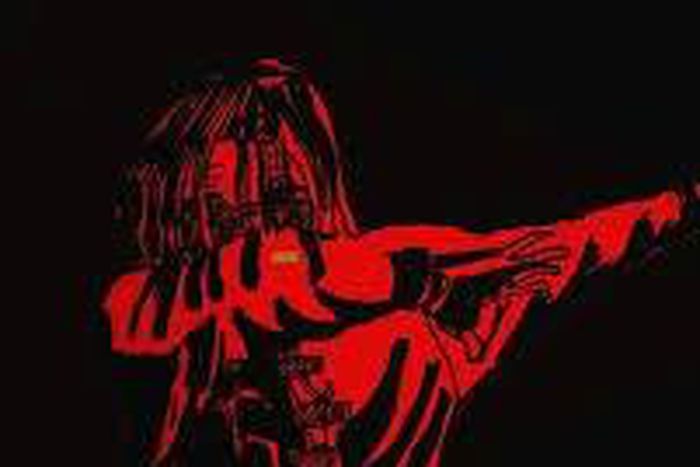 Fred Mason in 'African dab'