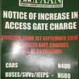 FAAN now has new rates for its access gate