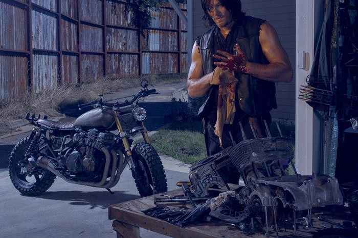 Norman Reedus plays Daryl Dixon. A scene from Season 6