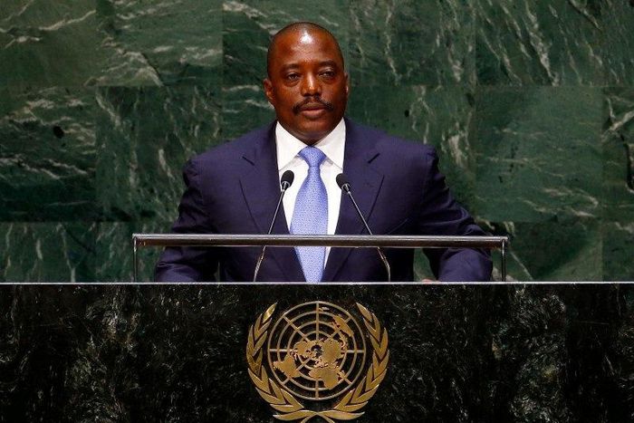 Joseph Kabila Kabange, President of the Democratic Republic of the Congo, addresses the 69th United Nations General Assembly at the U.N. headquarters in New York September 25, 2014.  REUTERS/Lucas Jackson/File Photo