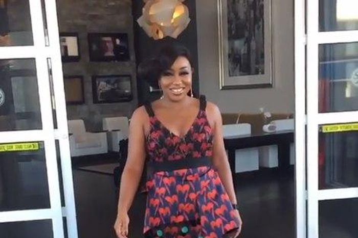 Rita Dominic in custom Lisa Folawiyo