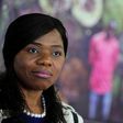 South African Public Protector Thuli Madonsela gestures during a briefing with journalists at Reuters offices in Sandton outside Johannesburg, South Africa, June 7, 2016.
