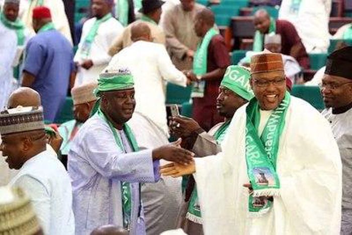 House of Representatives stands with Speaker, Yakubu Dogara