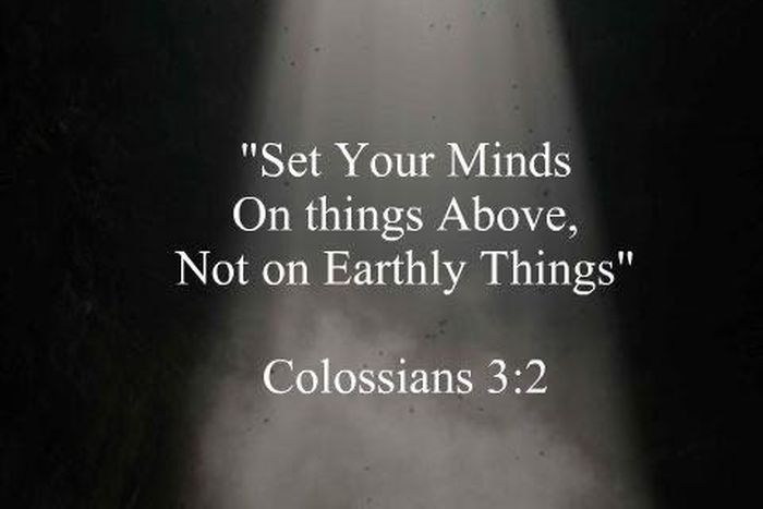 Focus on God, not earthly achievements