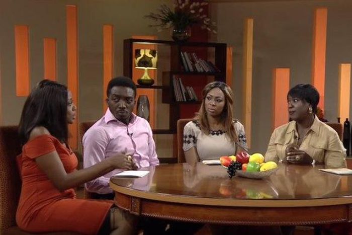 Toke Makinwa, Michelle Dede and Bolanle Olukanni, alongside guests Lepacious Bose and Bovi on "Moments"