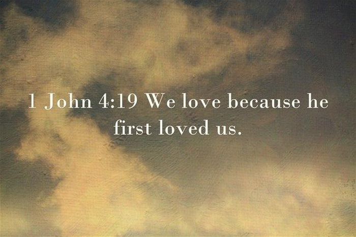 God loves us for no reason, so that we can also love in the same way