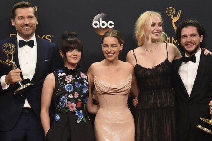 Cast of "Game of Thrones" at 2016 Emmys