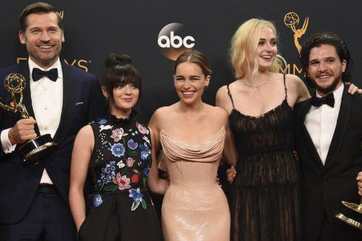 Cast of "Game of Thrones" at 2016 Emmys