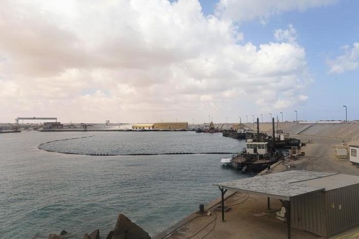 A view of the anchorage at the Es Sider export terminal in Ras Lanuf, west of Benghazi March 11, 2014.