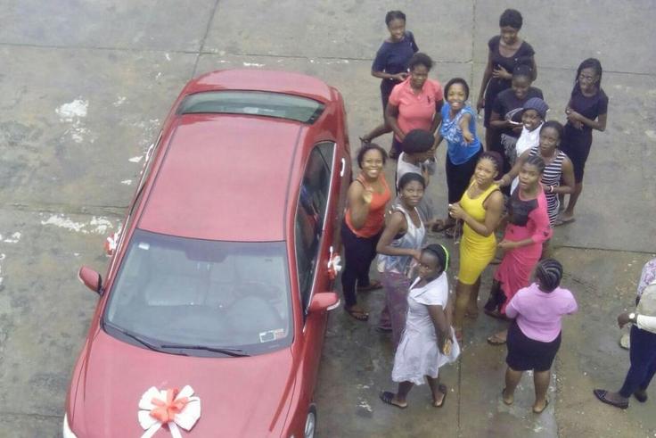 Man gifts girlfriend a car for saying 'Yes' to his marriage proposal