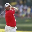 PGA golfer Lee Westwood tees off on the 17th hole during the second round of the 2016 PGA Championship golf tournament at Baltusrol GC - Lower Course.