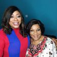 Ayo Adesanya and Ngozi Nwosu on set of "Skinny Girl in Transit" season 3