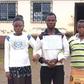 Kokih Emmanuel and his sisters.