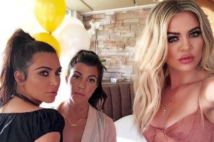 Kim, Kourtney and Khloe Kardashian.