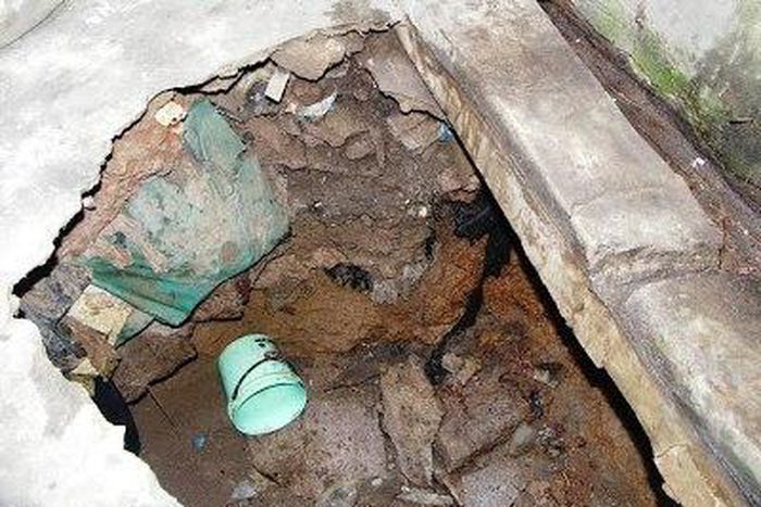 The abandoned soak away pit