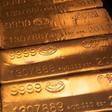 24 karat gold bars are seen at the United States West Point Mint facility in West Point, New York June 5, 2013.