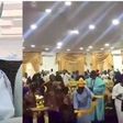 The Ooni of Ife in a praise and worship session