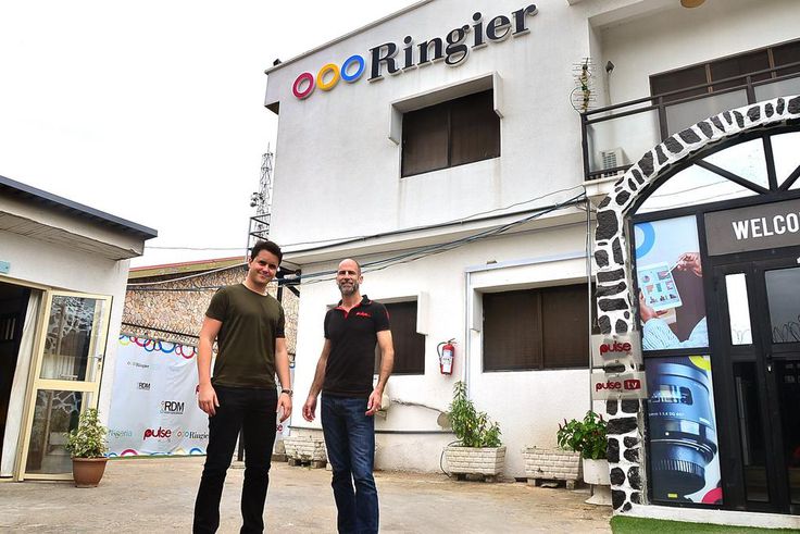 GM Ringier Africa AG, Leonard Stiegeler and Pulse Nigeria Ambassador, Rich Tanksley