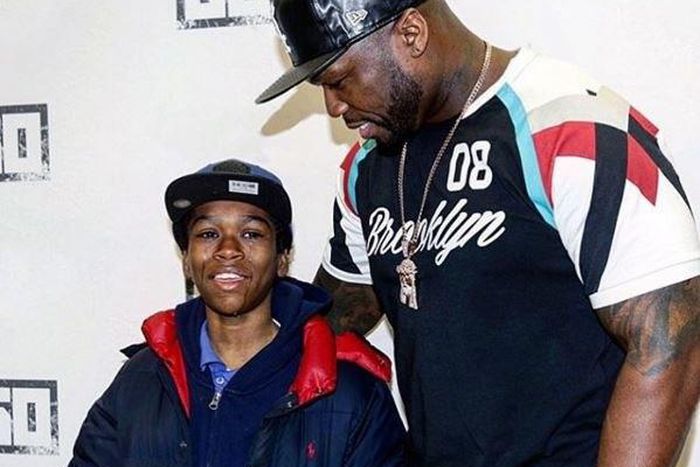 50 Cent and new son Davian