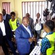 Gabon's President Ali Bongo Ondimba votes during the presidential election in Libreville, Gabon, August 27, 2016.