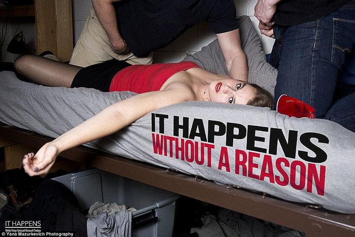 Photo series protesting sexual assault and rape