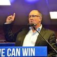 Democratic Alliance Mayoral candidate for the Nelson Mandela Bay munincipality, Athol Trollip gestures during his parties election campaign in Port Elizabeth, South Africa, July 24, 2016.