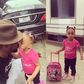 Jude Okoye's daughter on her way to school