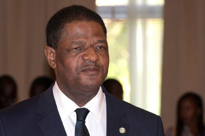 President of the Economic Community of West African States Marcel Alain de Souza, pictured on June 4, 2016, said that the organization is working to end the stay of West African troops deployed there since May 2012 in one more year 