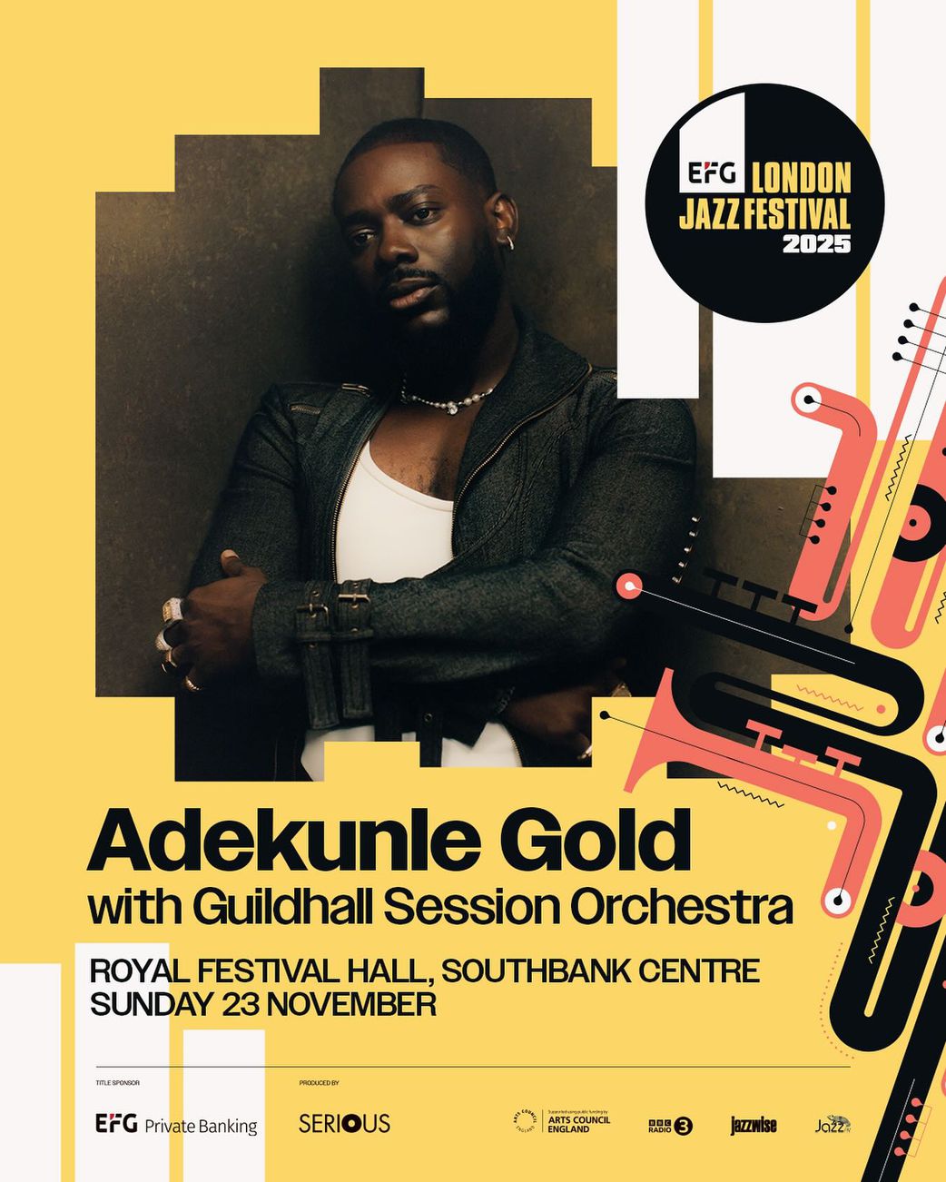 Adekunle Gold is set to make Nigerian history at the London Jazz Festival 