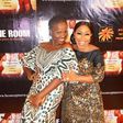 Blessing Egbe and Rita Dominic at 'One Room' premiere