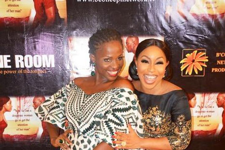 Blessing Egbe and Rita Dominic at 'One Room' premiere