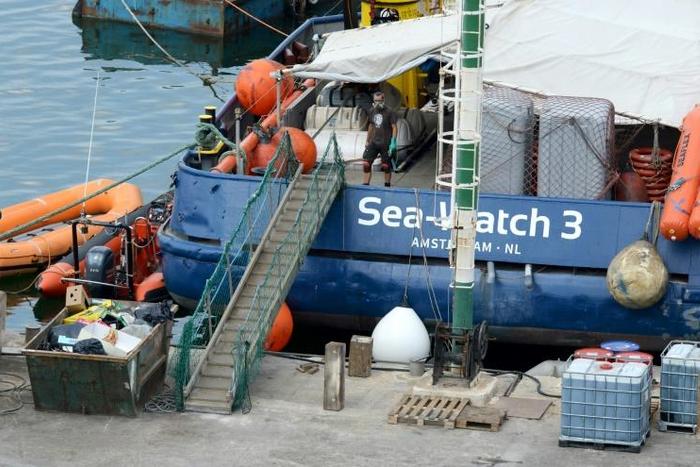 The Dutch-flagged search and rescue vessel Sea Watch 3 is 55 metres (180 feet) long