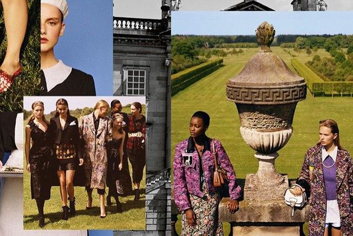 Amanda Seyfried and top models Anna Ewers, Dasha Dogusheva, Dilia Martins, Jeny Howorth, Mayowa Nicholas and Taylor Hill for Miu Miu F/W 2016 Campaign