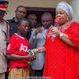 Mrs Nneoma Rochas-Okorocha gifts orphaned boy with fully furnished two bedroom bungalow