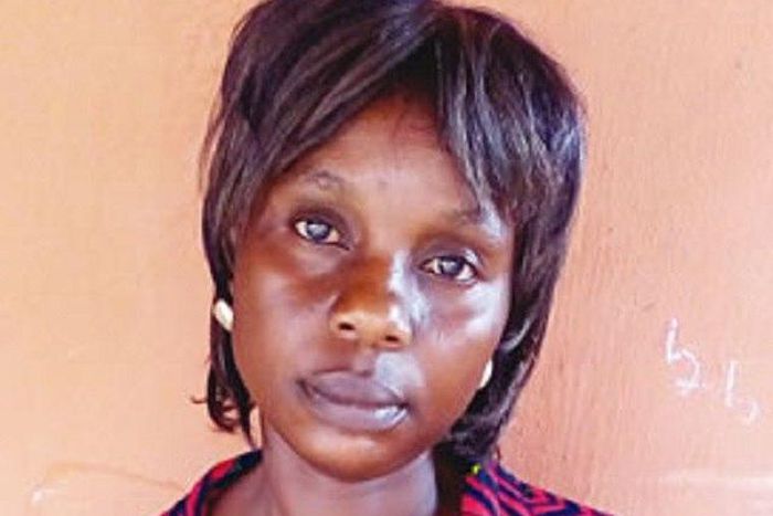 The sad mother, Nwakaego Oramalu