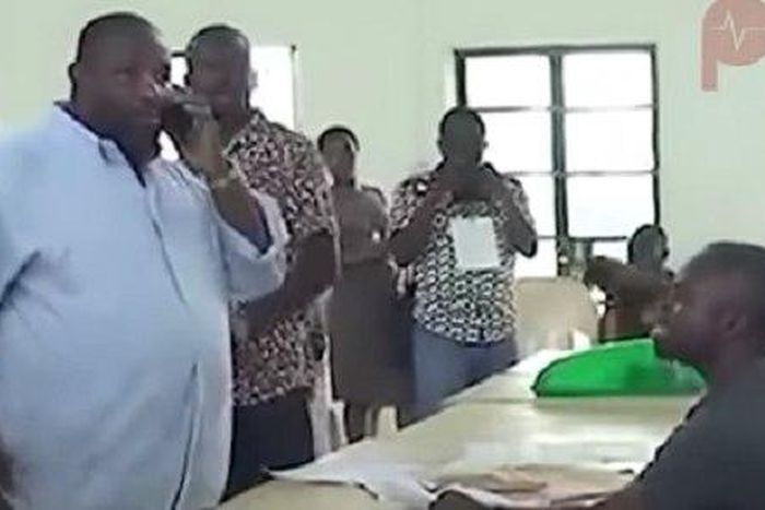 The corrupt politician