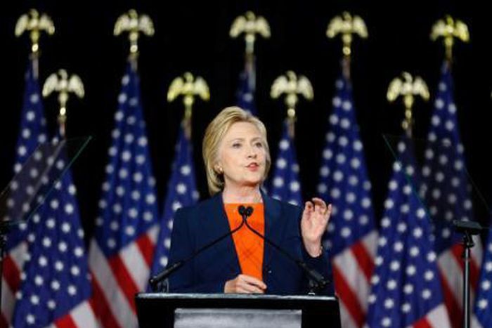 U.S. Democratic presidential candidate Hillary Clinton delivers a speech on national security in San Diego, California, United States June 2, 2016.