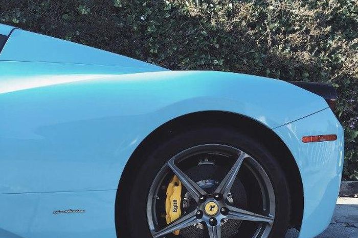 Kylie Jenner's customized Ferrari 458 Spider