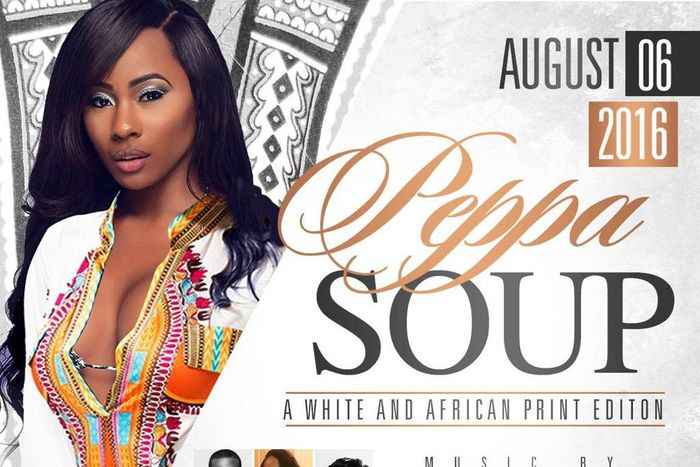 Men Of Africa "Peppa Soup White and African Print party"