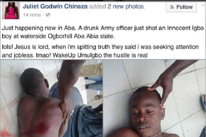 The tweet from Juliet Godwin Chinaza