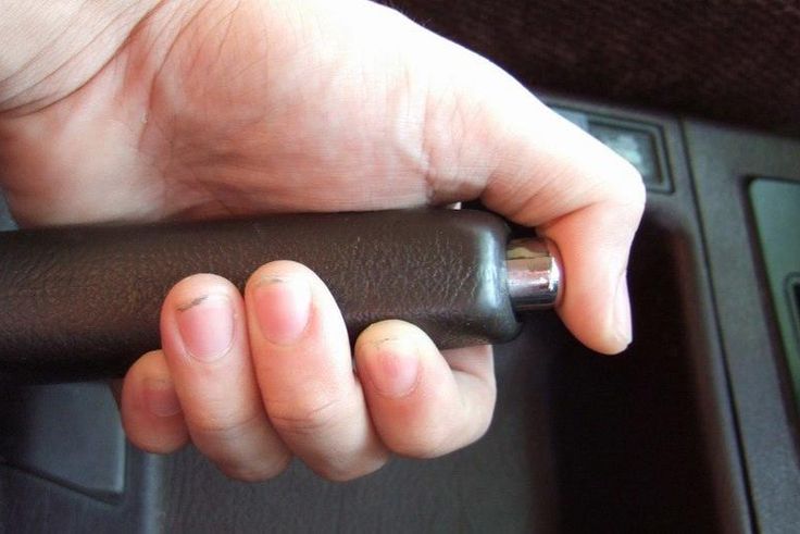 Handbrake button